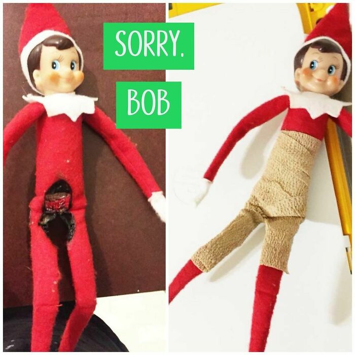 Esa vez que le prendimos fuego al elfo sin querer al dejarlo encima de una lámpara