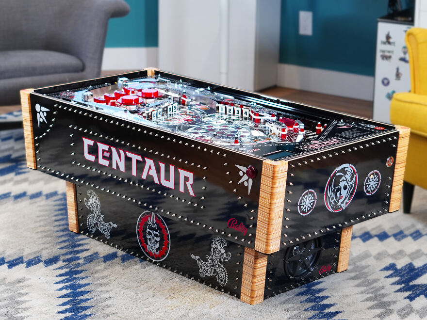I Built A Playable Pinball Coffee Table From A 1981 Bally Centaur! I Built A Playable Pinball Coffee Table From A 1981 Bally Centaur!
