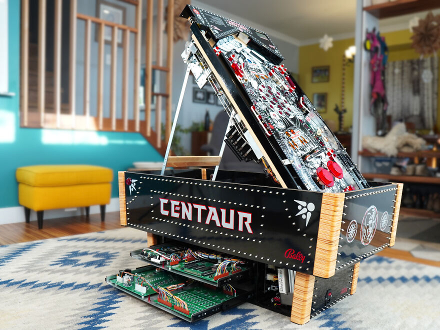 I Built A Playable Pinball Coffee Table From A 1981 Bally Centaur! I Built A Playable Pinball Coffee Table From A 1981 Bally Centaur!