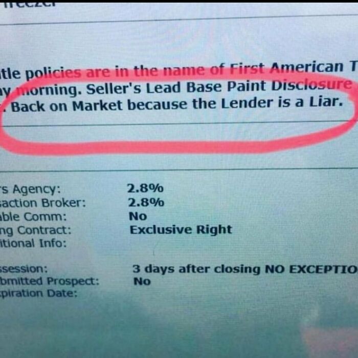 I Love When Realtors Get Pissed In Their Descriptions