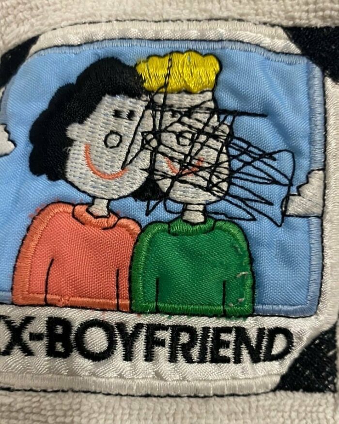 What Would You Embroider On A Towel? As Found By @haileys_thrift_haul