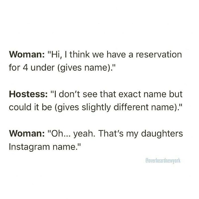 **some Restaurant Behavior To Remind You What It's Like To Leave Your House. Discover Restaurants To Love On @resy.
#resypartner #overheardnewyork