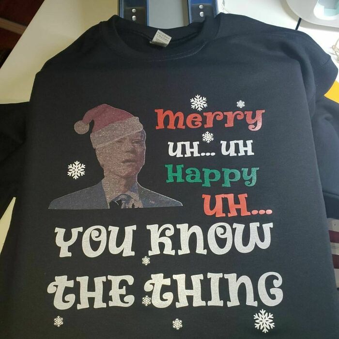 Was Asked For A Sweater And Obviously First Time Doing A Person In Dark Fabric... Had To Fix Him A Few Times But It Came Out Ok