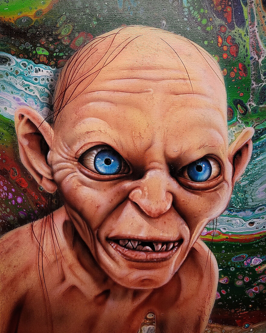 Some Of My Favorite Movie Characters Brought To Life Through My Artwork.
