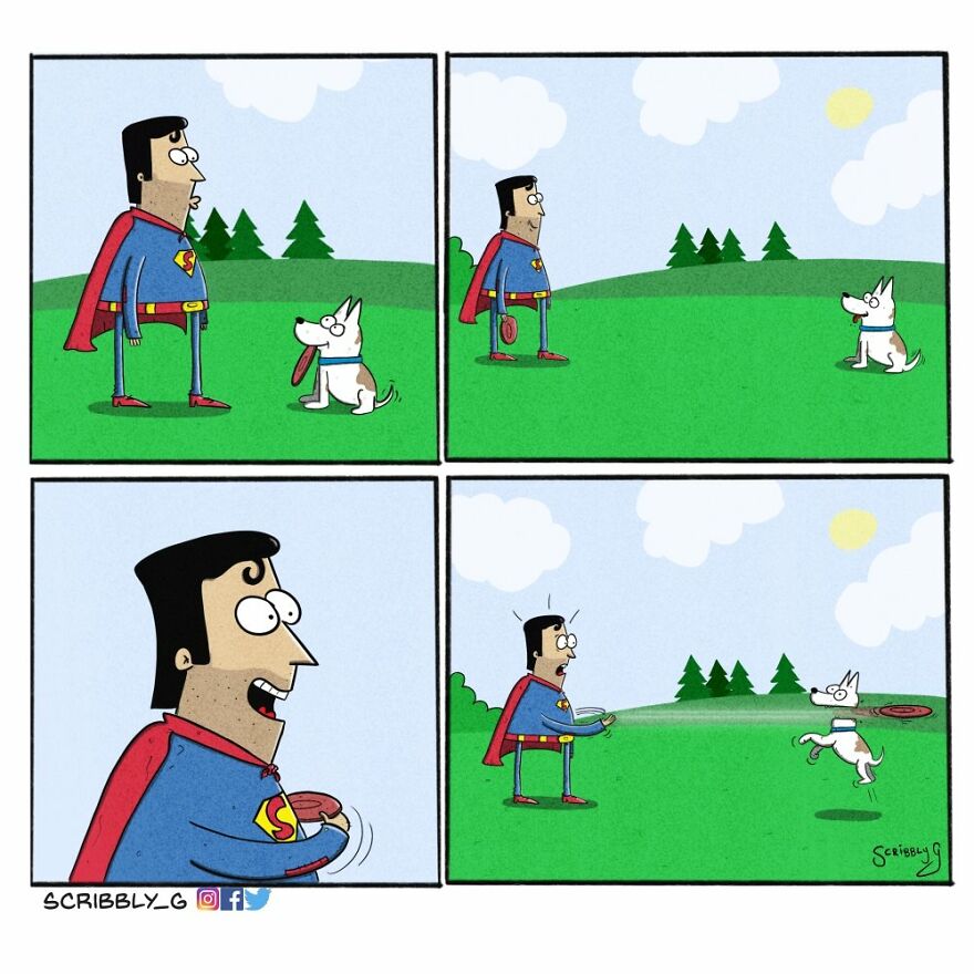 32 New Hilarious And Dark Comics With A Sudden Twist By Scribbly G