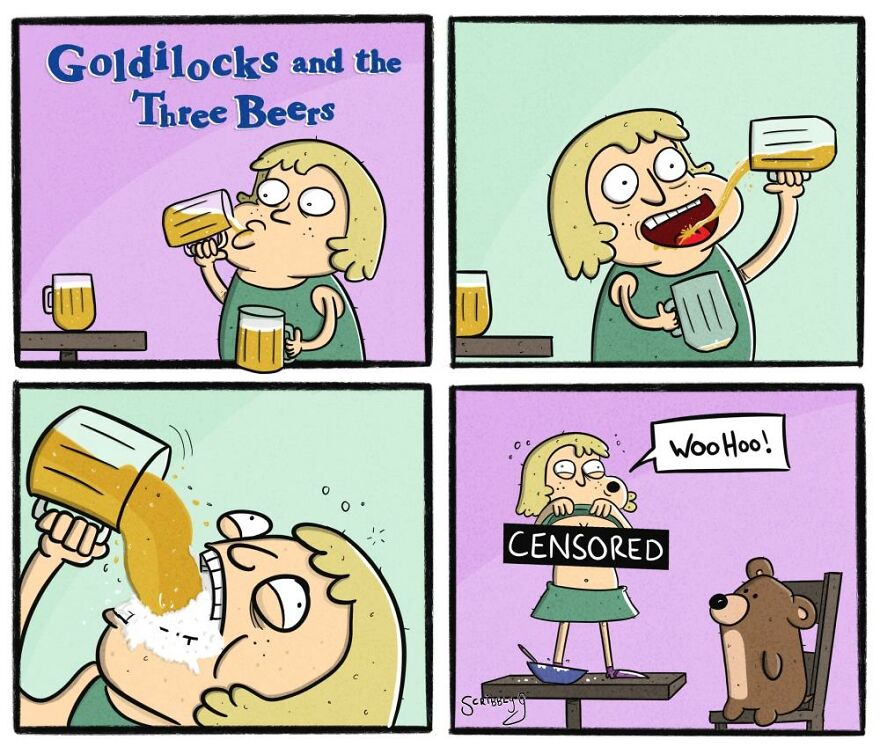 32 New Hilarious And Dark Comics With A Sudden Twist By Scribbly G