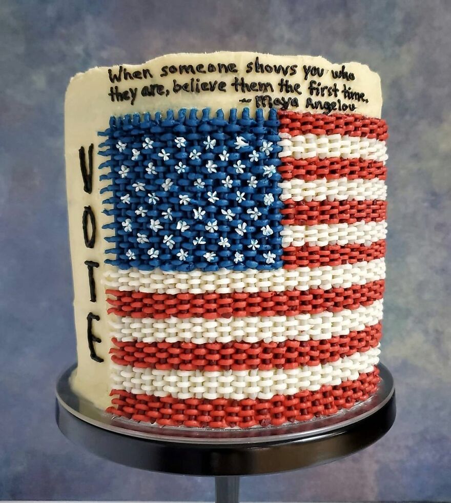 Hand-Embroidered? Confectioner Impresses When Decorating Cakes