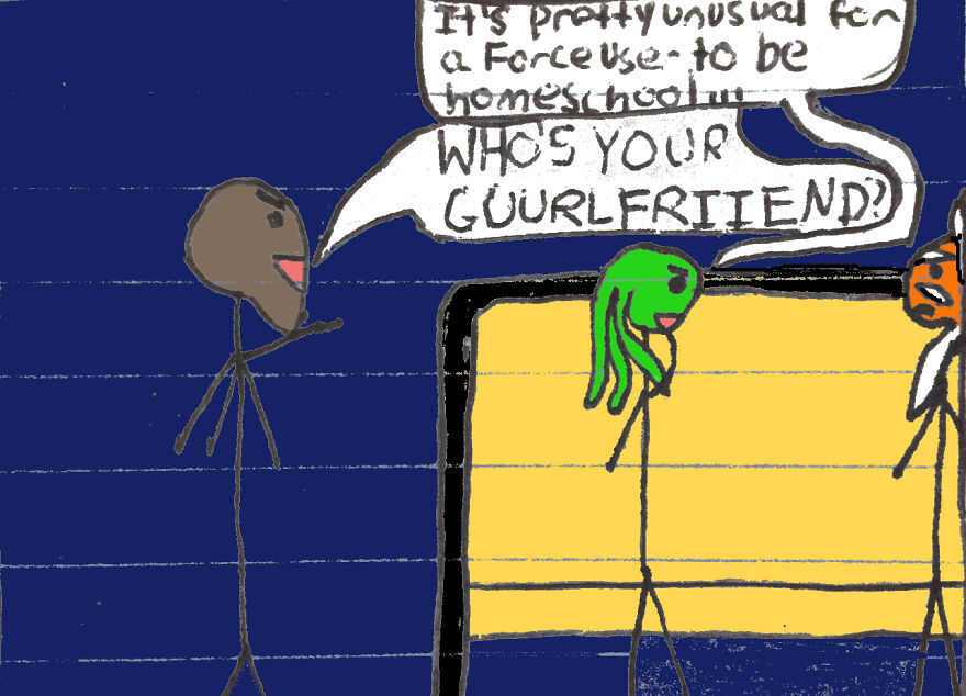 I Make Stick Figure Star Wars Comics, And These Are The First Two Chapters Of A Jedi Academy Fanficion