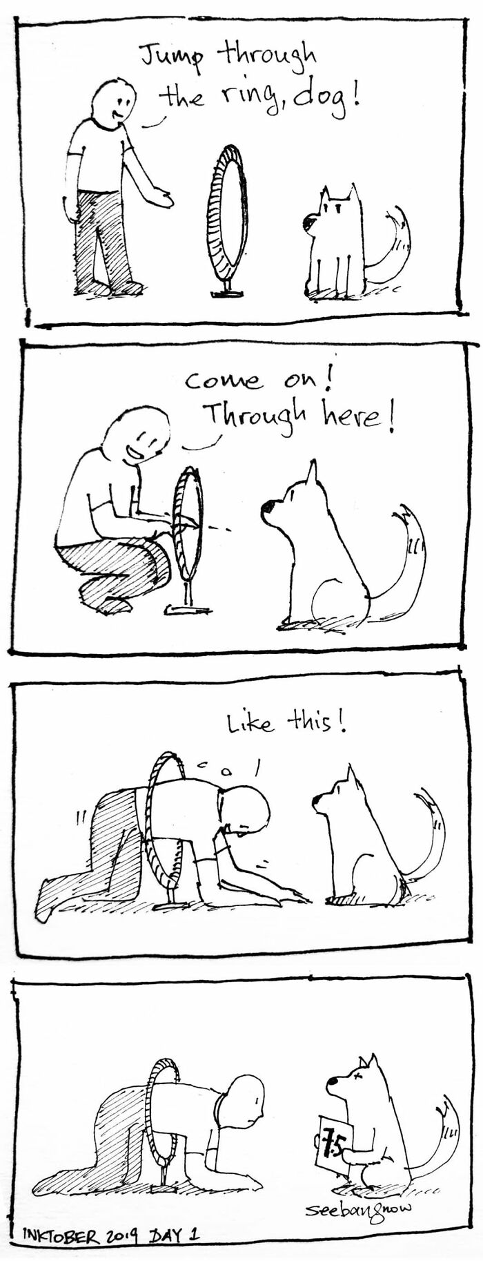 30 Comics That Show What Living With A Dog Is Really Like, By Xibang