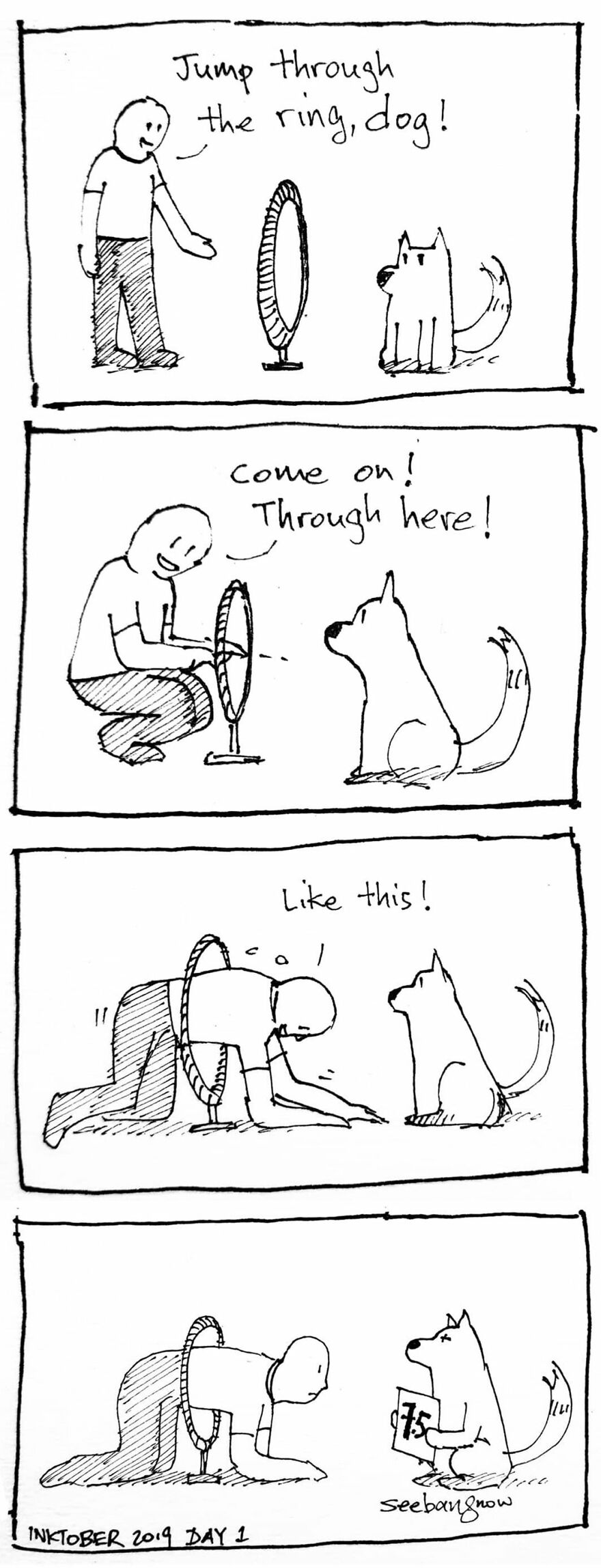 Illustrator Shows In Funny Comics What Dogs Really Think (30 Comics)