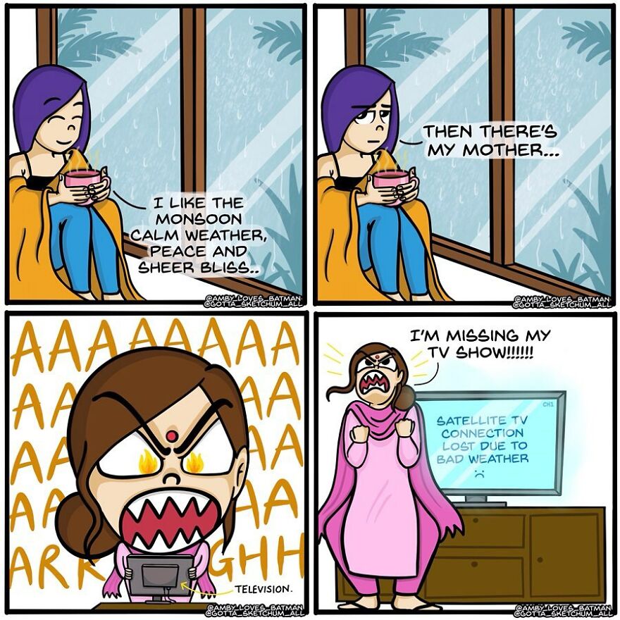 Indian Artist Creates Comics Showing The Difficulty Of Being An Adult Girl