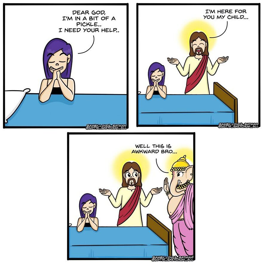 Indian Artist Creates Comics Showing The Difficulty Of Being An Adult Girl