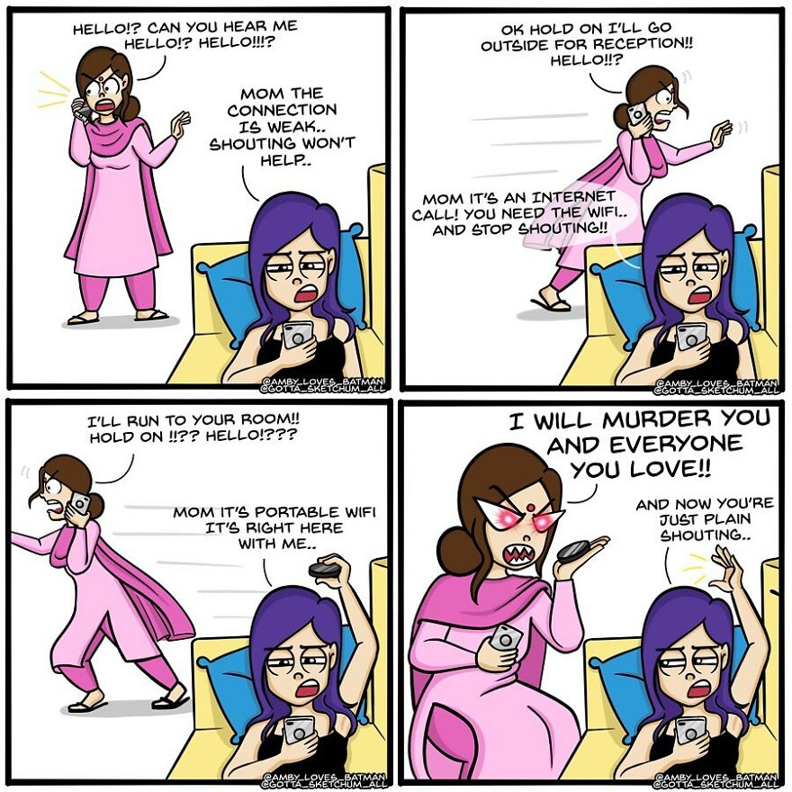 Indian Artist Creates Comics Showing The Difficulty Of Being An Adult Girl