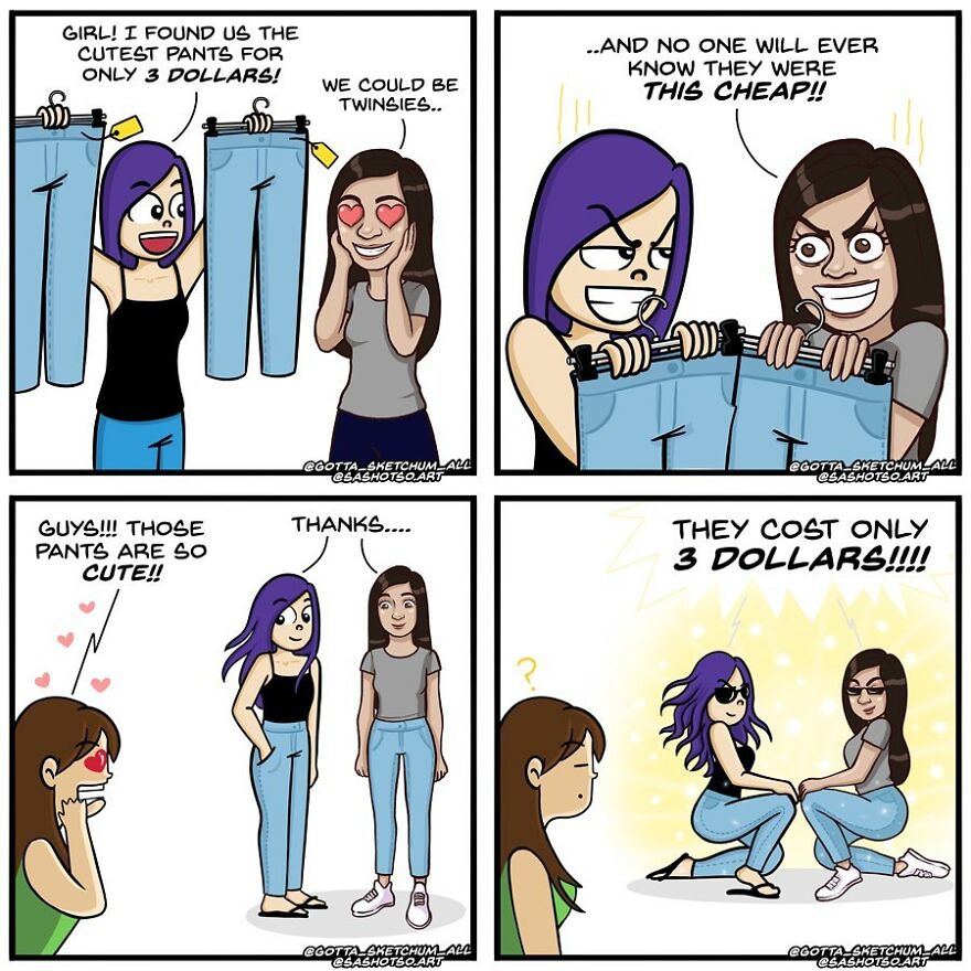 Indian Artist Creates Comics Showing The Difficulty Of Being An Adult Girl