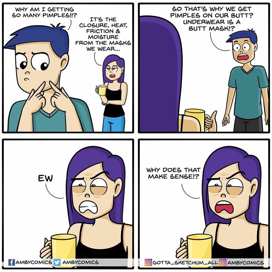 Indian Artist Creates Comics Showing The Difficulty Of Being An Adult Girl