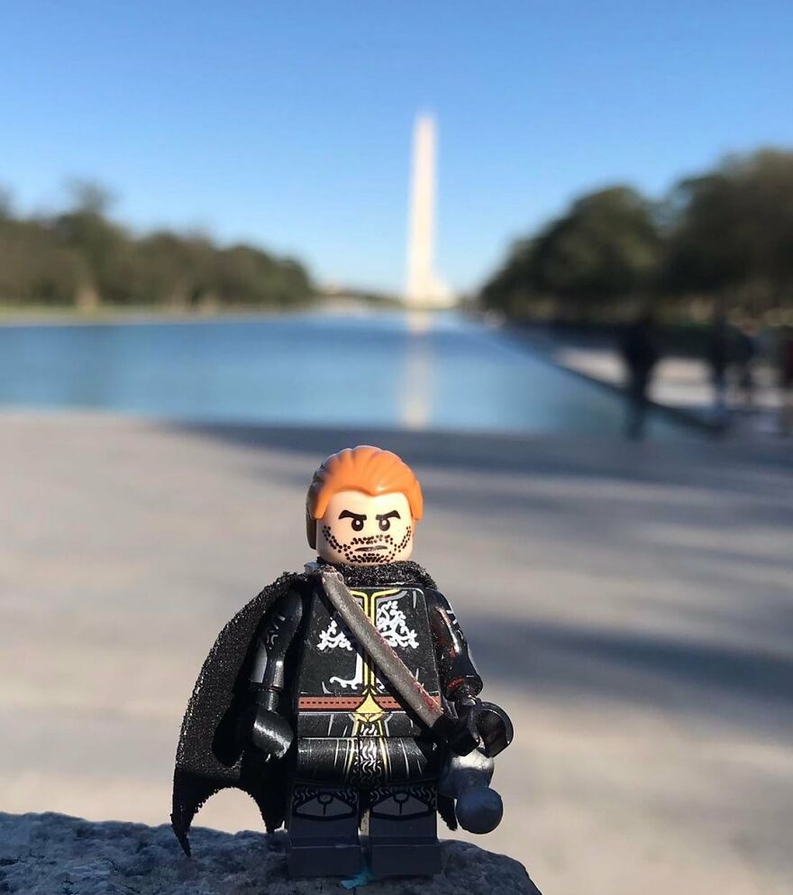 The Medieval Soldier In Washington Dc, USA