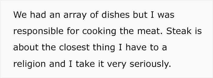 Thanksgiving Dinner With Friends Ends Up With A Friendship Falling Out Because The Host Refused To Cook A $120 Steak To Well-Done Thanksgiving Dinner With Friends Ends Up With A Friendship Falling Out Because The Host Refused To Cook A $120 Steak To Well-Done