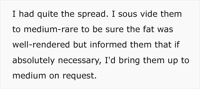 Thanksgiving Dinner With Friends Ends Up With A Friendship Falling Out Because The Host Refused To Cook A $120 Steak To Well-Done Thanksgiving Dinner With Friends Ends Up With A Friendship Falling Out Because The Host Refused To Cook A $120 Steak To Well-Done