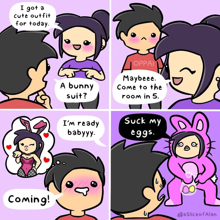 Meet "A Slice Of Alan",the Artist Who Creates Random, Silly And Funny Comics