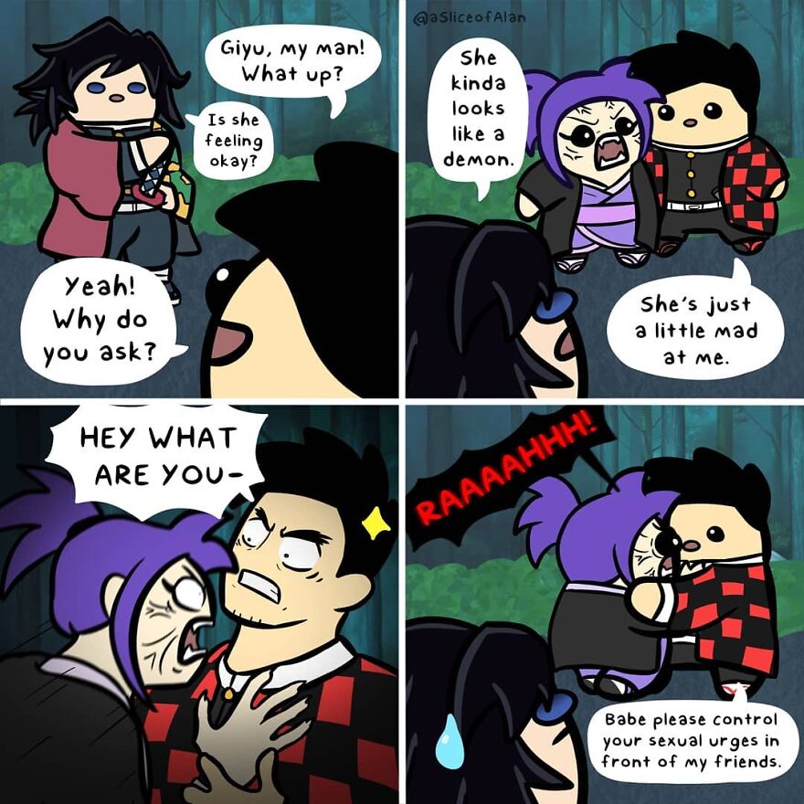 Meet "A Slice Of Alan",the Artist Who Creates Random, Silly And Funny Comics