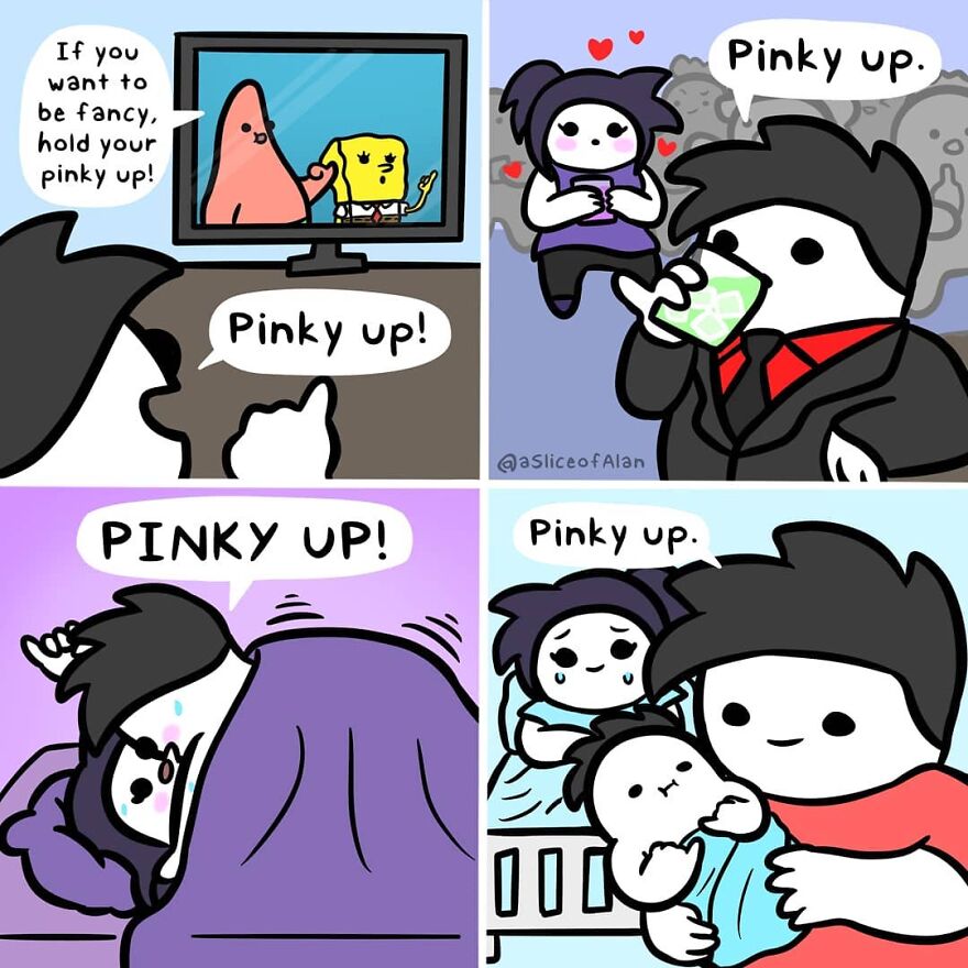 Meet "A Slice Of Alan",the Artist Who Creates Random, Silly And Funny Comics