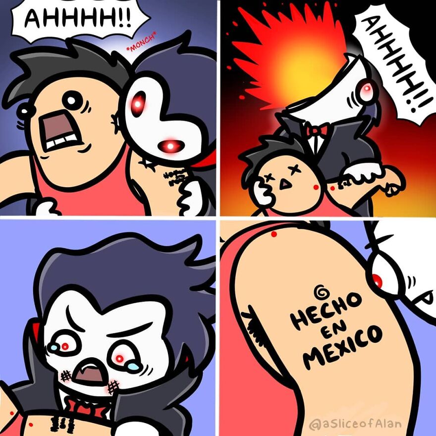 Meet "A Slice Of Alan",the Artist Who Creates Random, Silly And Funny Comics