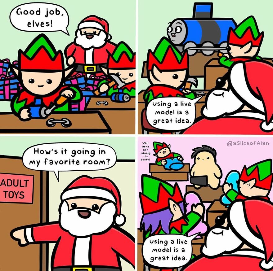 Meet "A Slice Of Alan",the Artist Who Creates Random, Silly And Funny Comics