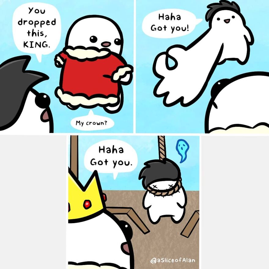 Meet "A Slice Of Alan",the Artist Who Creates Random, Silly And Funny Comics