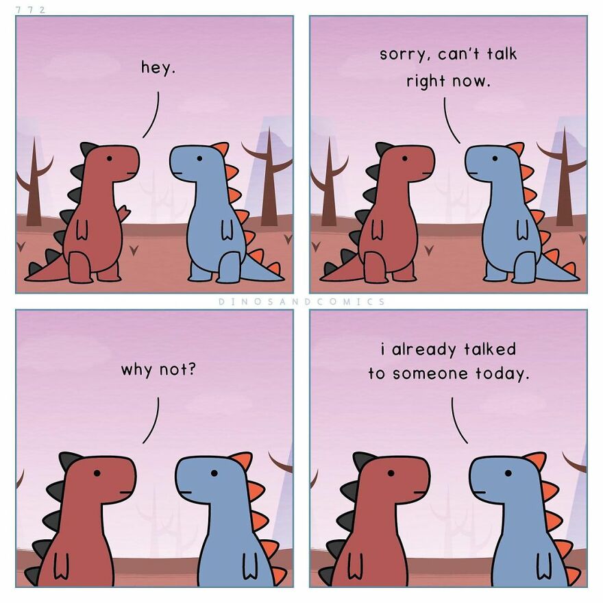 New Honest Comics About Mental Health Illustrated With Dinosaurs