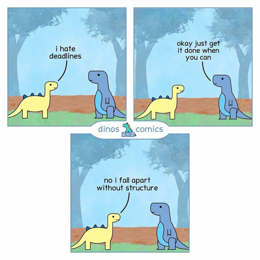 New Honest Comics About Mental Health Illustrated With Dinosaurs