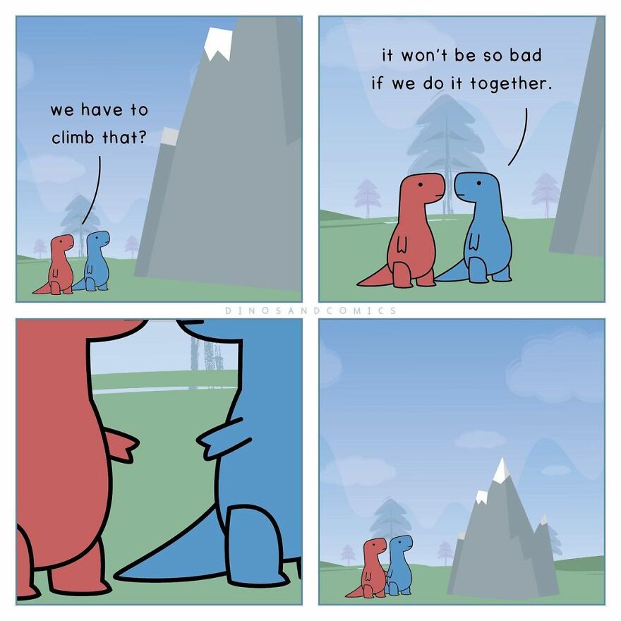 New Honest Comics About Mental Health Illustrated With Dinosaurs