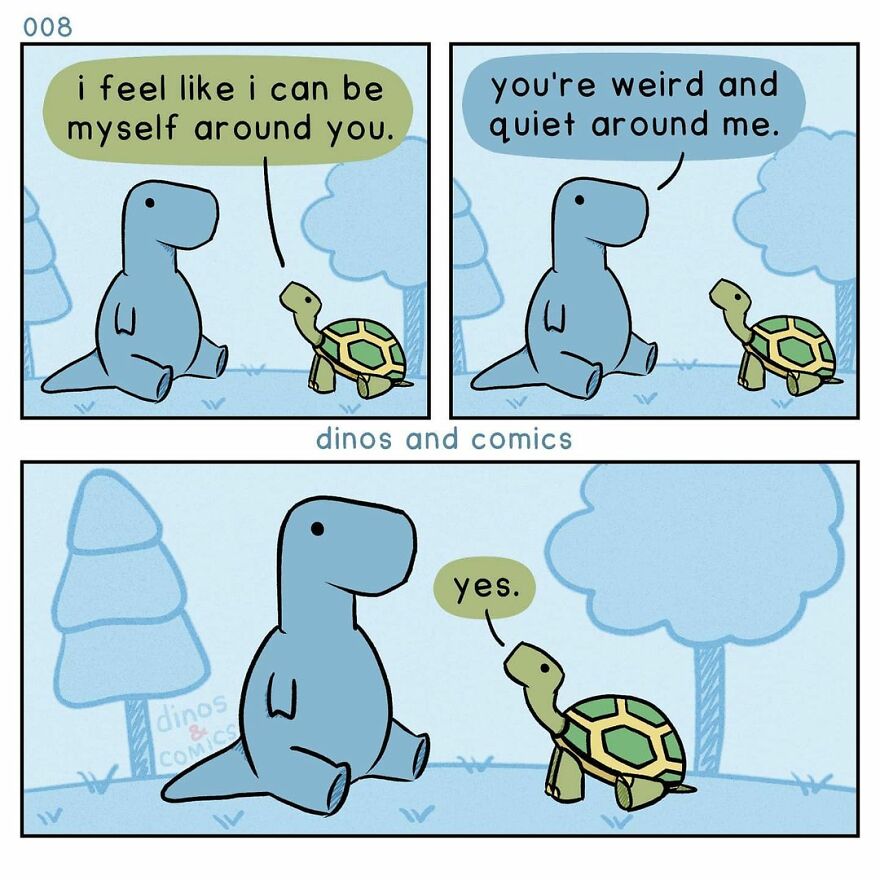 New Honest Comics About Mental Health Illustrated With Dinosaurs