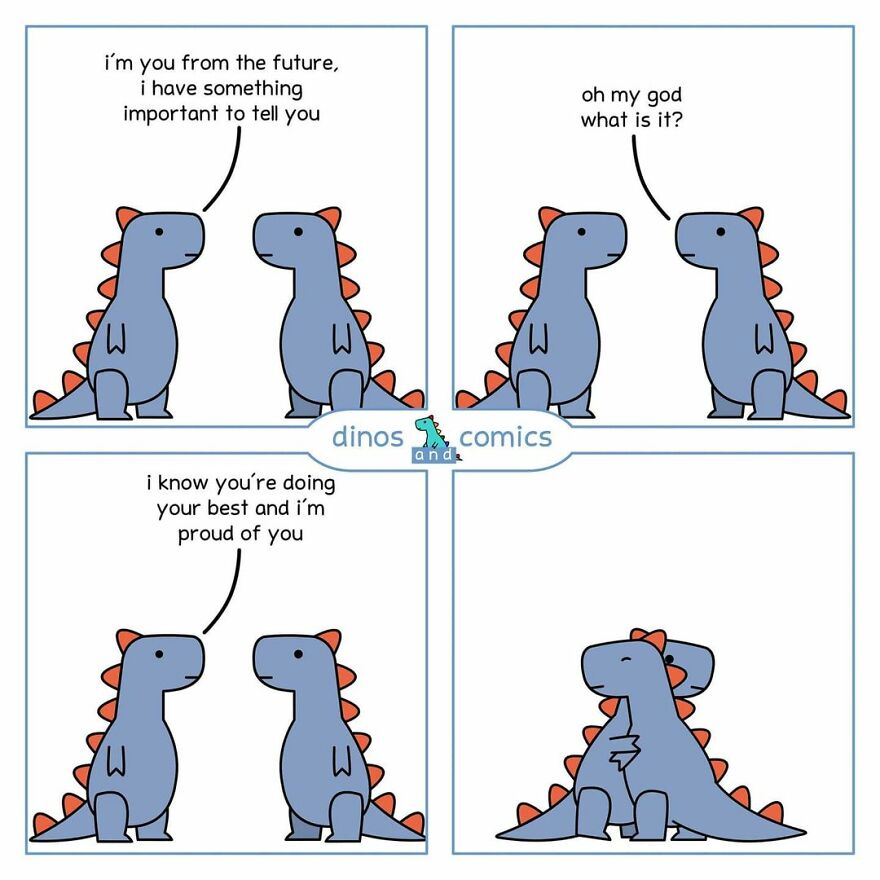 New Honest Comics About Mental Health Illustrated With Dinosaurs