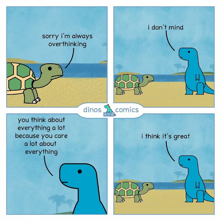 New Honest Comics About Mental Health Illustrated With Dinosaurs