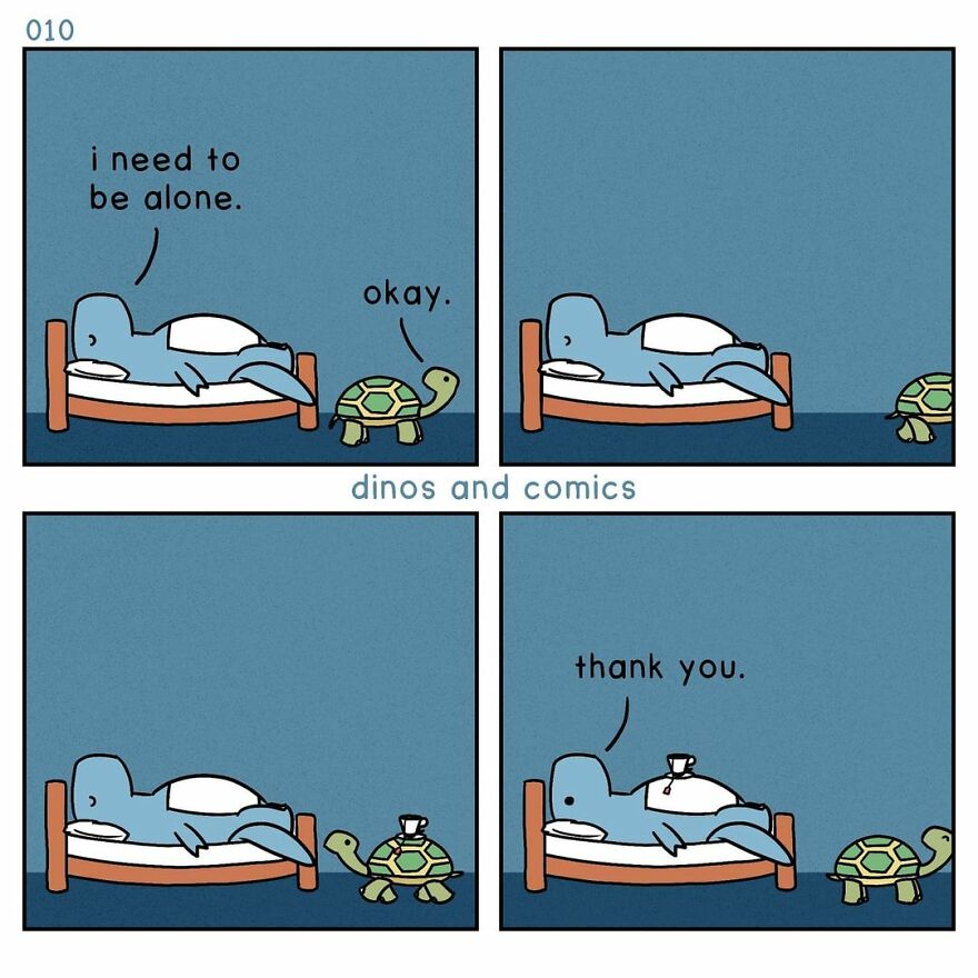 New Honest Comics About Mental Health Illustrated With Dinosaurs