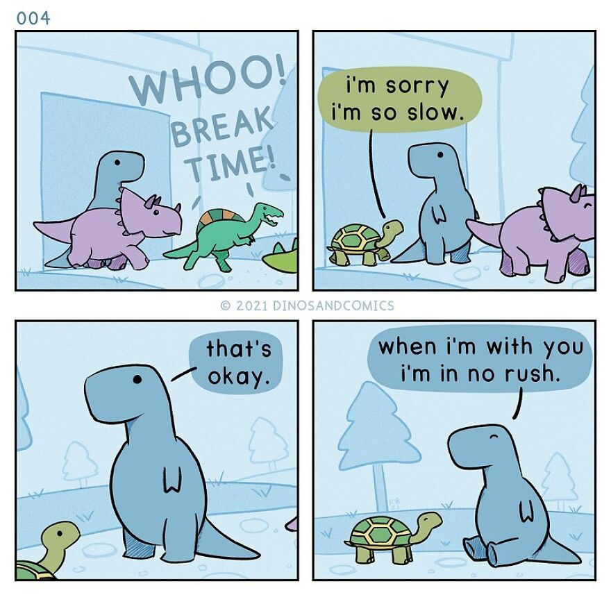 New Honest Comics About Mental Health Illustrated With Dinosaurs
