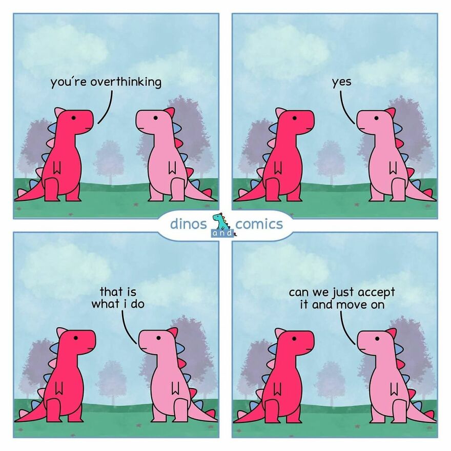 New Honest Comics About Mental Health Illustrated With Dinosaurs