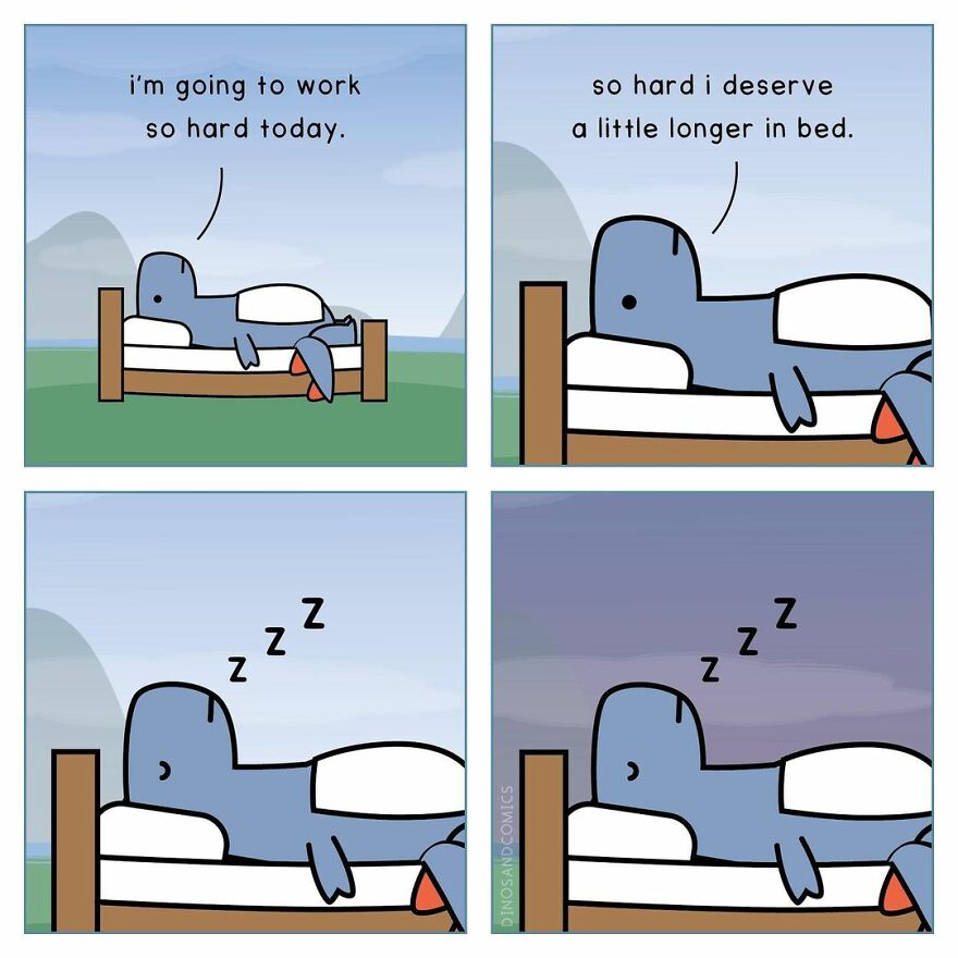 New Honest Comics About Mental Health Illustrated With Dinosaurs