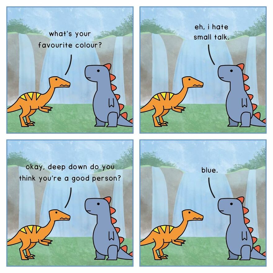 New Honest Comics About Mental Health Illustrated With Dinosaurs