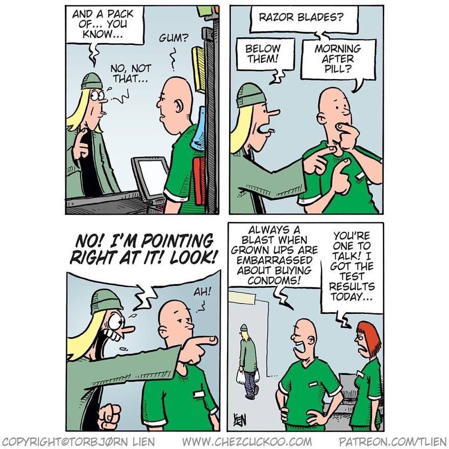 Norwegian Artist Creates Fun Comics With Unexpected Endings