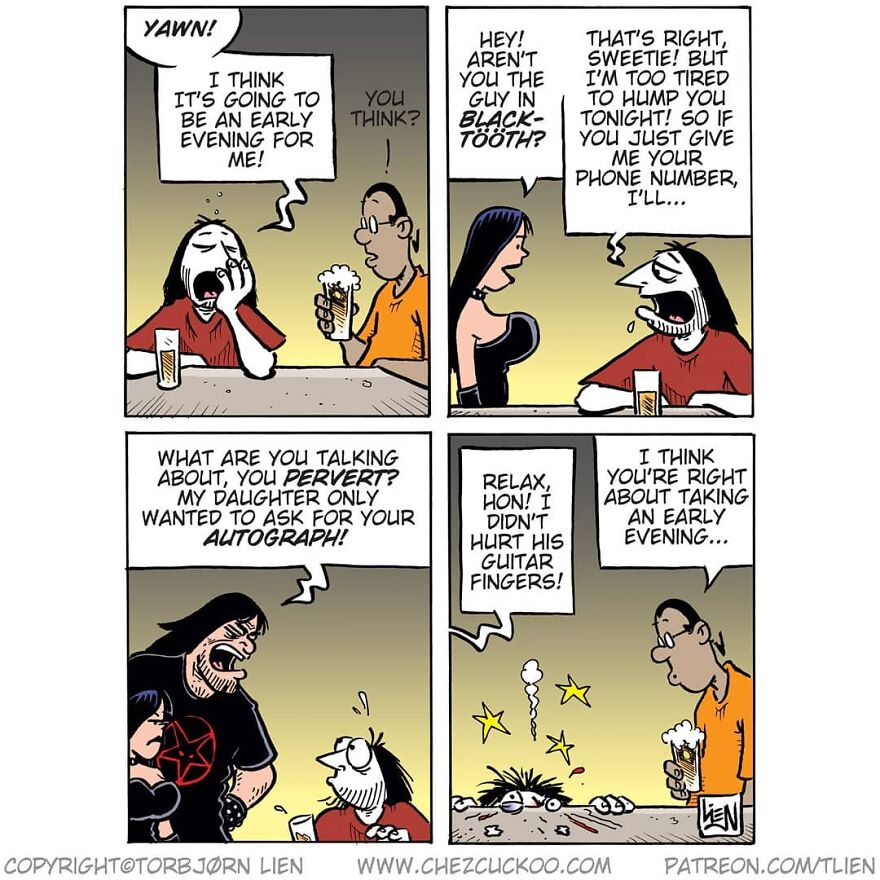 Norwegian Artist Creates Fun Comics With Unexpected Endings