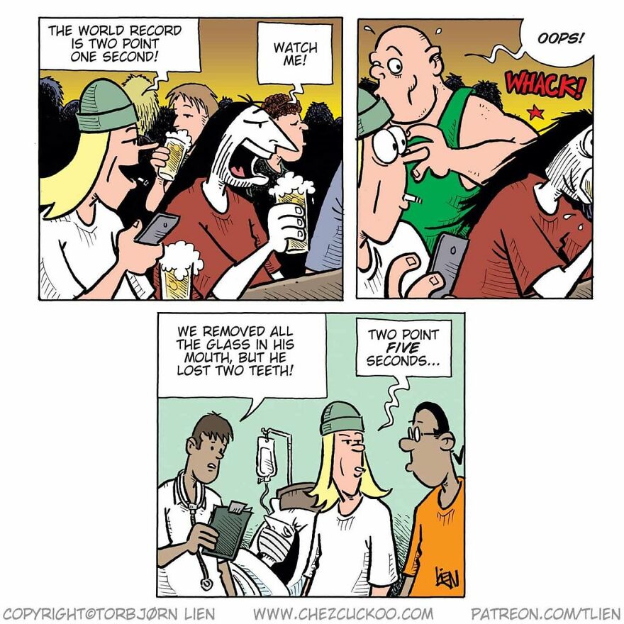 Norwegian Artist Creates Fun Comics With Unexpected Endings