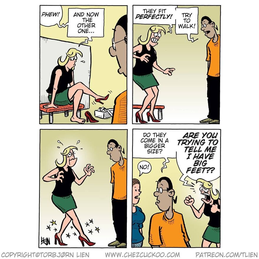 Norwegian Artist Creates Fun Comics With Unexpected Endings