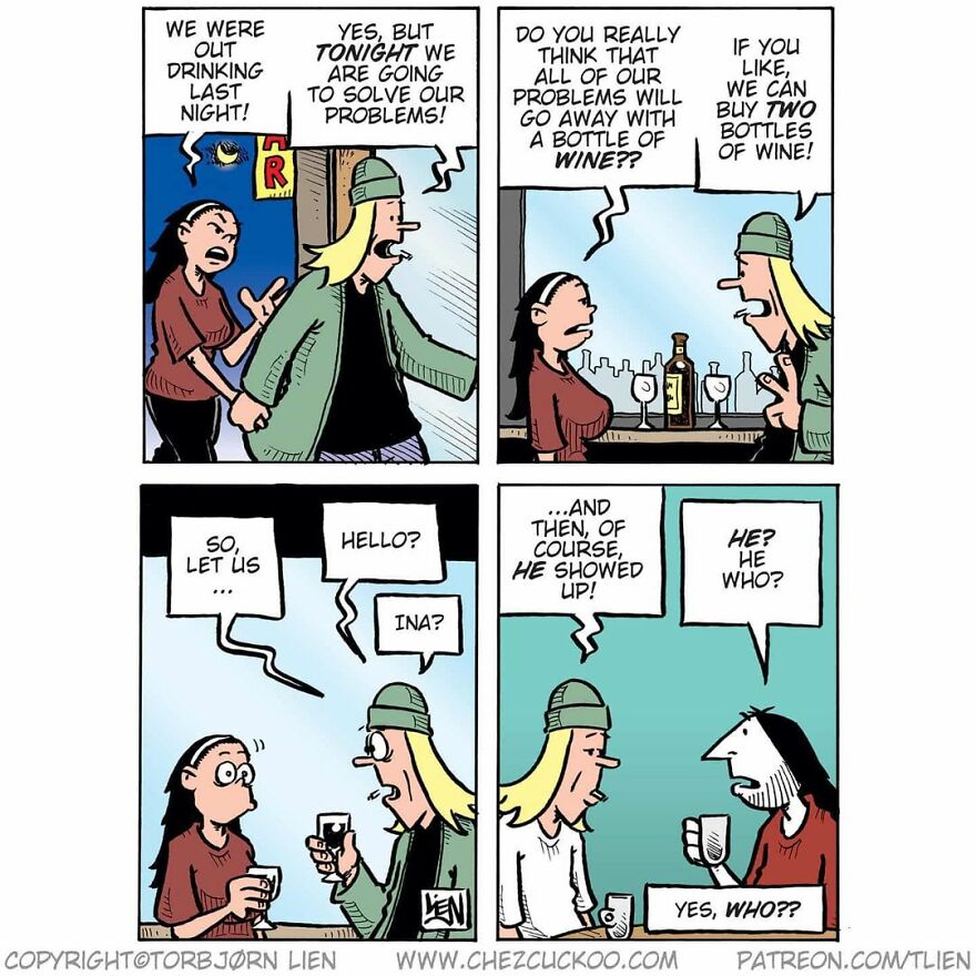 Norwegian Artist Creates Fun Comics With Unexpected Endings