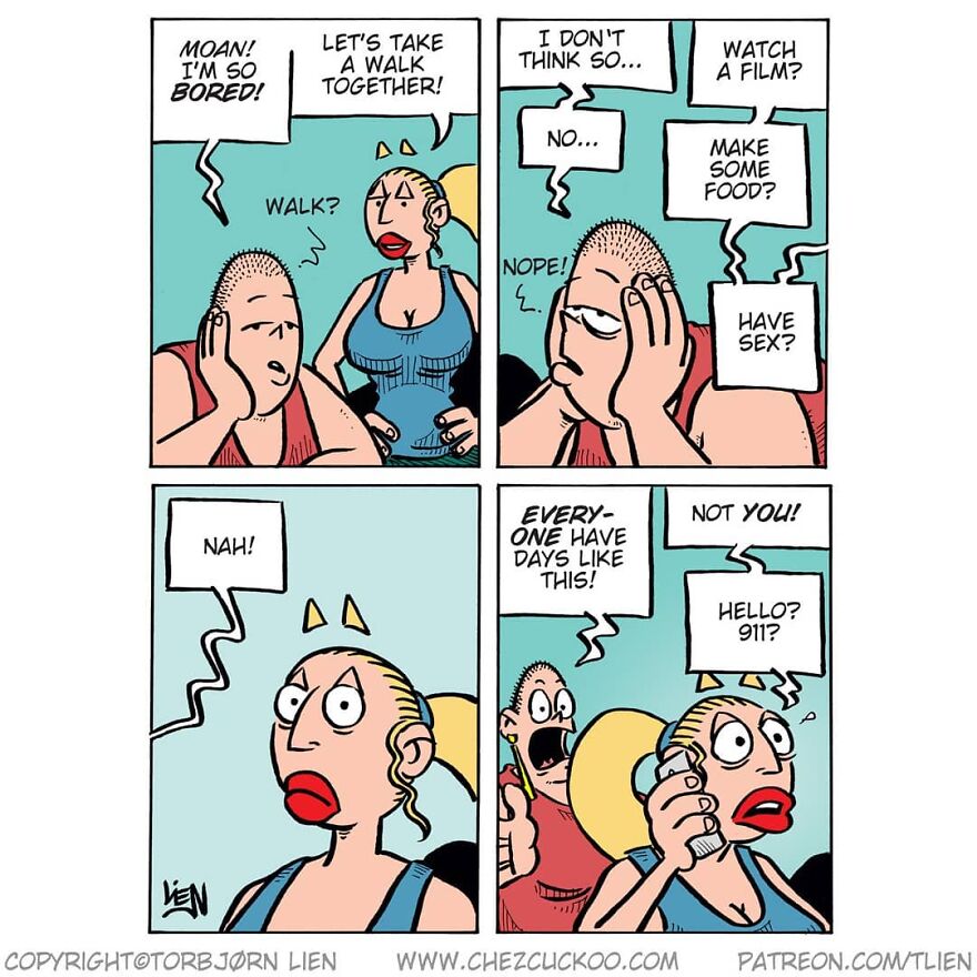 Norwegian Artist Creates Fun Comics With Unexpected Endings