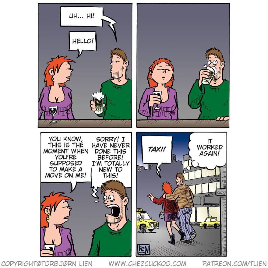 Norwegian Artist Creates Fun Comics With Unexpected Endings