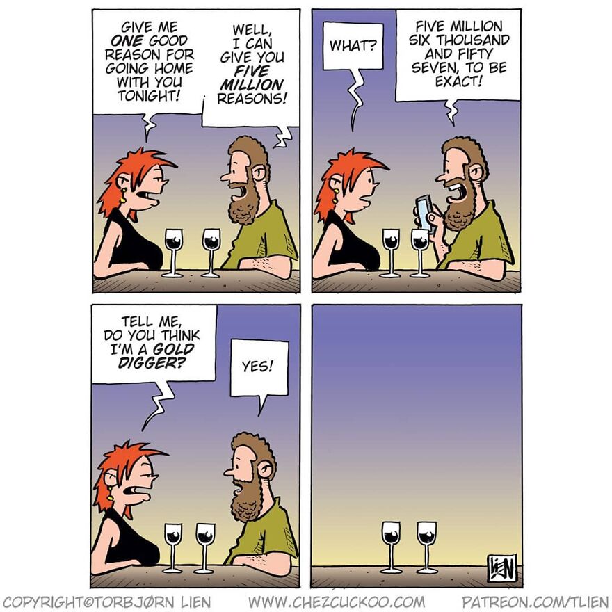 Norwegian Artist Creates Fun Comics With Unexpected Endings