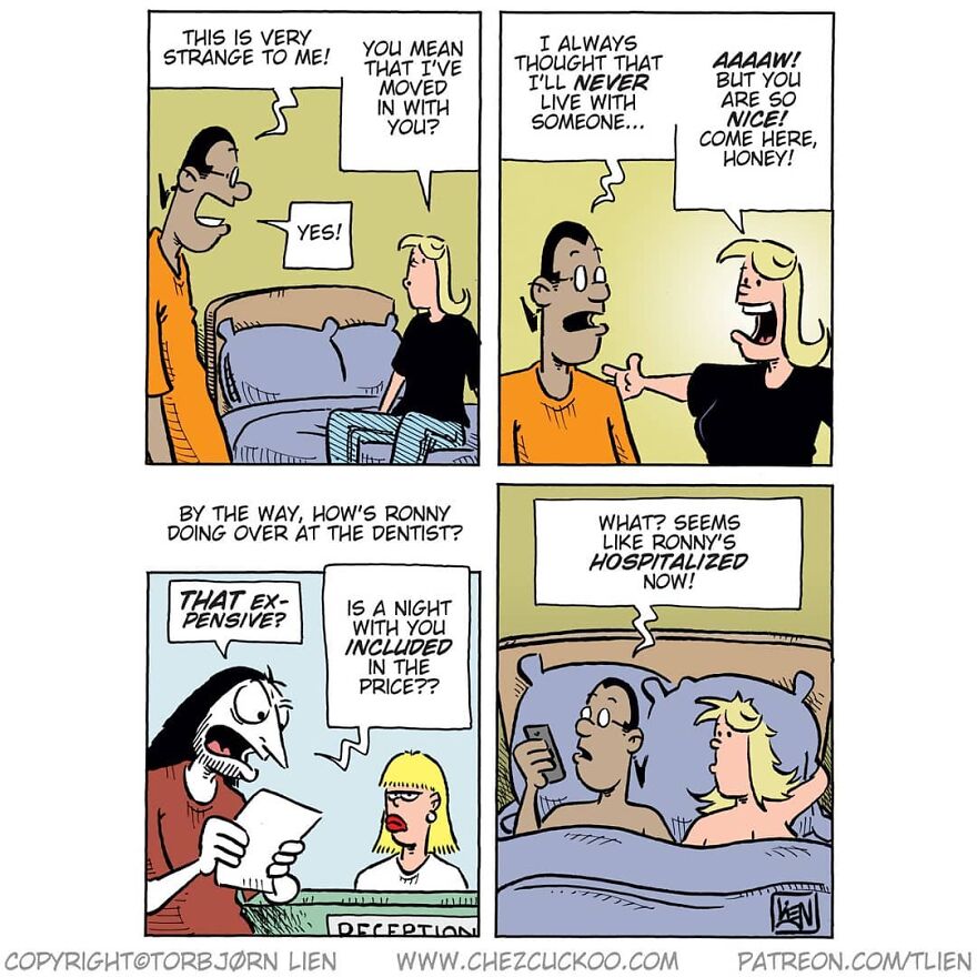 Norwegian Artist Creates Fun Comics With Unexpected Endings