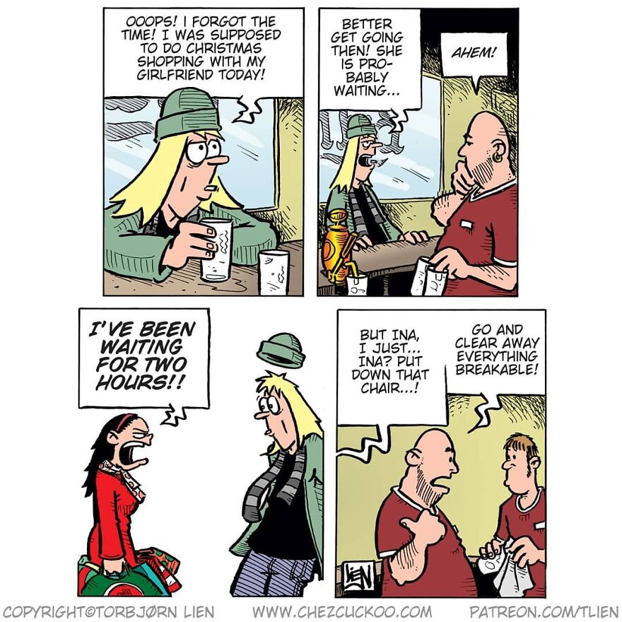 Norwegian Artist Creates Fun Comics With Unexpected Endings