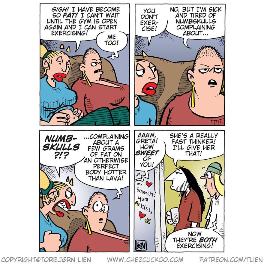 Norwegian Artist Creates Fun Comics With Unexpected Endings